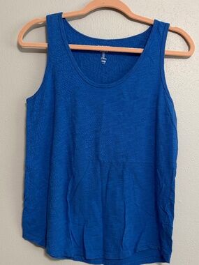 Gap Easy Tee Blue 100% Cotton Tank Top Women’s M